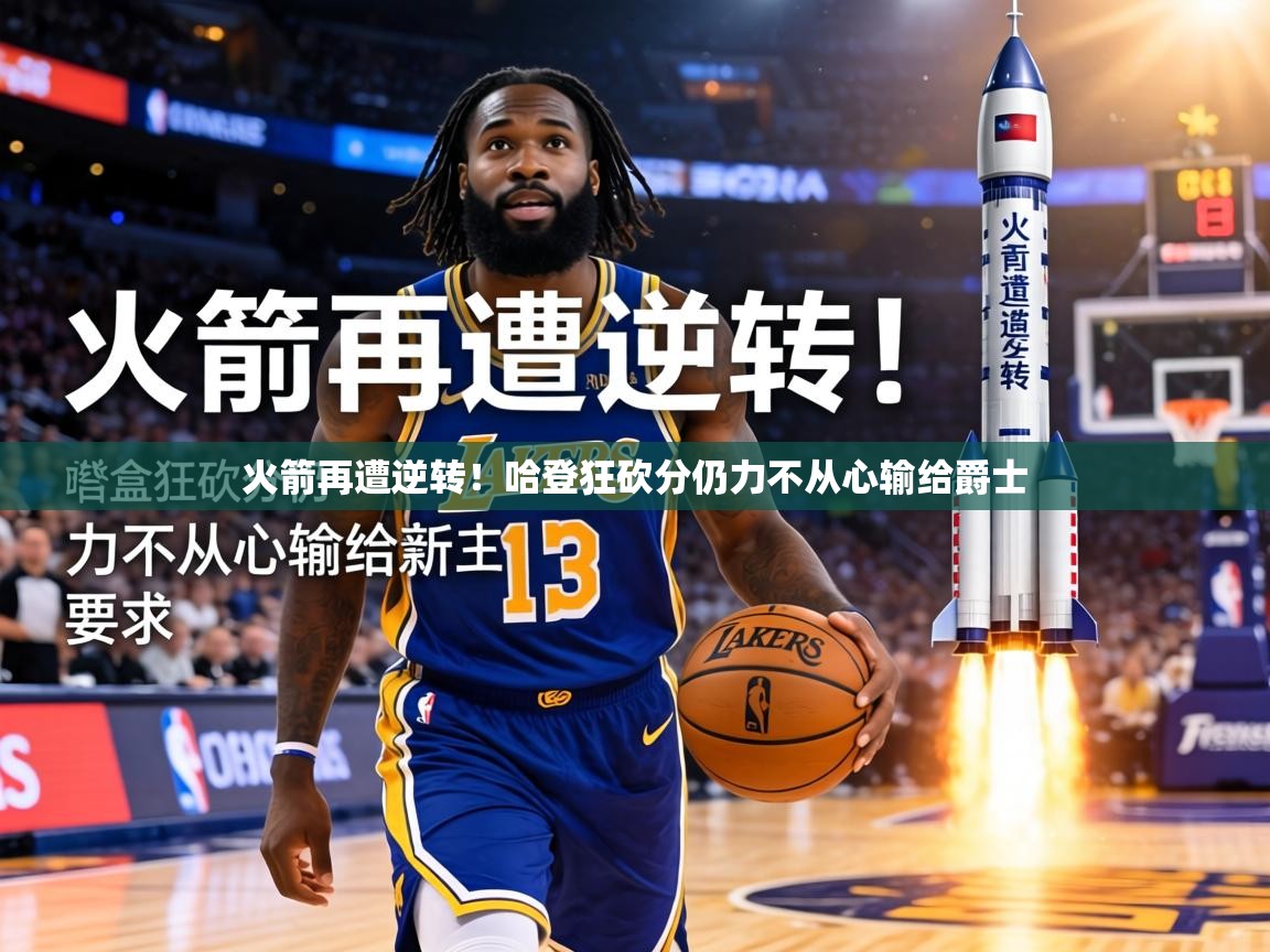 火箭再遭逆转！哈登狂砍分仍力不从心输给爵士  第2张